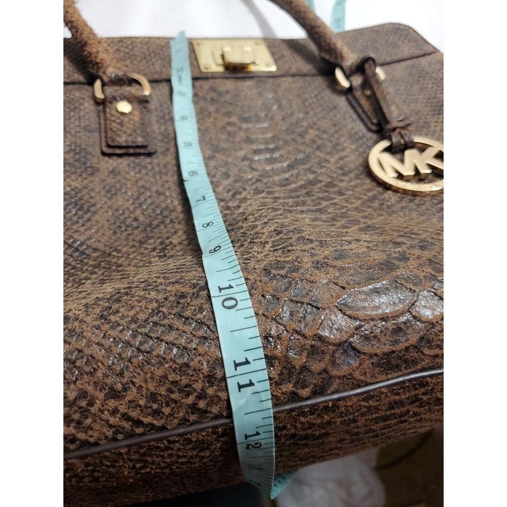 Michael Kors Bag Astrid Python Embossed Leather B… - image 14